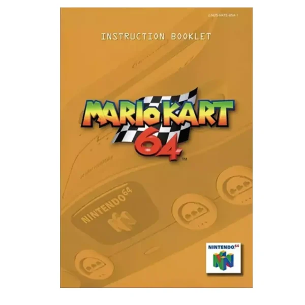 Mario Kart 64 for Nintendo 64 2024 - with Box and User Guide!