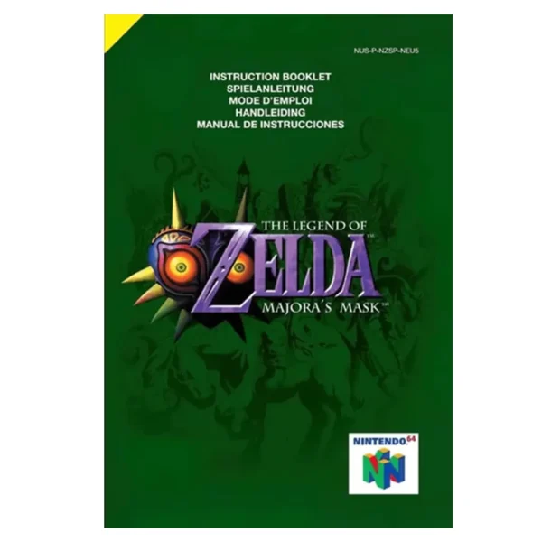 The Legend of Zelda: Majora mask manual