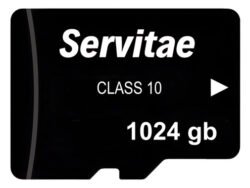 Memoria micro tf servitae de 1 terabyte con adaptador incluido para expandir almacenamiento en dispositivos móviles