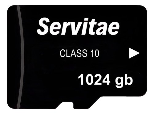 Memoria micro tf servitae de 1 terabyte con adaptador incluido para expandir almacenamiento en dispositivos móviles