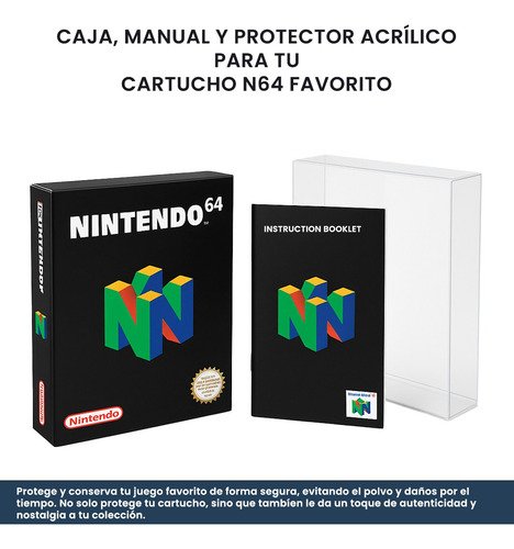 Protector Juegos Retro Caja De Plástico Laminado Conkers