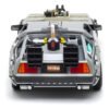 Modelo a escala 1/24 del DeLorean Time Machine de Volver al Futuro 3, réplica metálica coleccionable con detalles fieles a la película