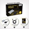 Convertidor Bitfunx para conectar Wii a televisor HDMI con calidad 1080p, ideal para revivir juegos clásicos