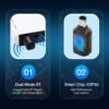 adaptador bluetooth bitfunx conectado a consola nintendo gamecube para controles inalámbricos ps4 ps5 xbox switch