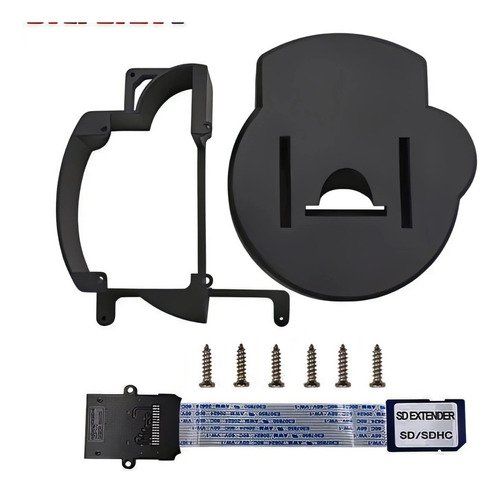 Kit de extensión SD con adaptador para GameCube NGC GC loader en color negro, ideal para cargar juegos y homebrew