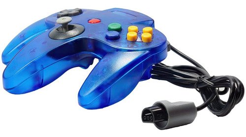 Control original para Nintendo 64 disponible en múltiples colores vibrantes, compatible con todas las consolas N64