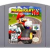 Juego físico Mario Kart 64 Standard Edition para Nintendo 64, carátula frontal con personajes icónicos en pistas de carreras