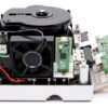 Soporte de montaje en color negro compatible con consola Gamecube para instalación de modchip Picoboot, ideal para modificación de consolas retro