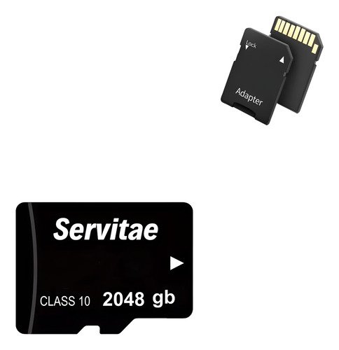 X2 Memoria Micro Tf 2tb Servitae 2 Tera Con Adaptador