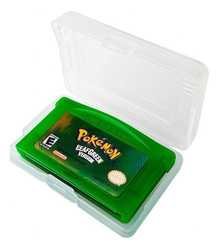 D_622527-MLM83997373863_042025-O.jpg Pokémon Leaf Green Gba Juego Físico En Caja Con Protección