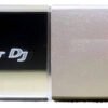 Memoria USB Pioneer DJ de 128GB con diseño en cristal y colores vibrantes, compatible con equipos CDJ-NEXUS