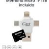 Memoria de 1 terabyte compatible con dispositivos Lightning, Android, PC, USB-C, iOS y MicroUSB para ampliar almacenamiento
