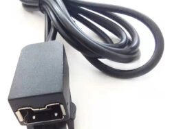 Cable de extensión de 1.8 metros compatible con consolas Nintendo NES, SNES, Wii y Nintendo Mini para mayor alcance