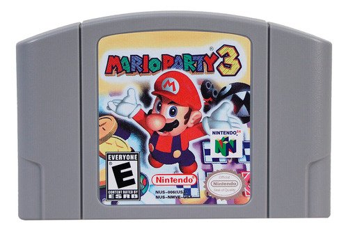 Juego Mario Party 3 para consola Nintendo 64, edición estándar con cartucho original y caja