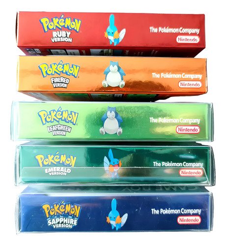 Pokémon Colección 5 Juegos Gba Juego Físico En Caja