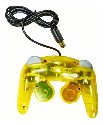 Control original de Nintendo GameCube con función de vibración, diseño ergonómico y cable de 1.70 metros, compatible con Wii, Wii U y Switch