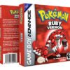Juego Pokémon Ruby para Game Boy Advance en su caja original con protección, incluye cartucho y manuales
