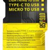 Adaptador Servitae MicroSD a USB-C que permite transferir archivos rápidamente entre tarjetas microSD y dispositivos con puerto USB-C