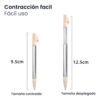 Stylus metálico retráctil de precisión para Nintendo 3DS, 3DS XL y 2DS con diseño premium