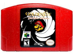 Cartucho físico de Golden Eye 007 con Mario y Luigi para Nintendo 64, juego de acción y aventura clásico