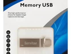 Dos memorias USB de 1 terabyte con diseño de llaveros para almacenamiento portátil de archivos y datos