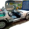 Modelo a escala 1/24 del DeLorean de Volver al Futuro II, máquina del tiempo en metal coleccionable