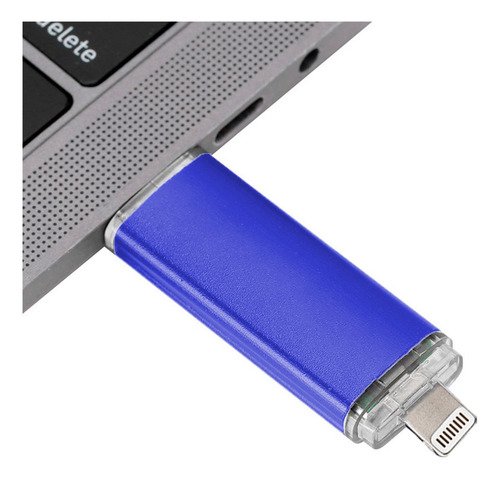 Memoria USB universal con conectores Lightning, MicroUSB y USB tradicional de 1TB capacidad para transferir archivos entre dispositivos iOS, Android y PC