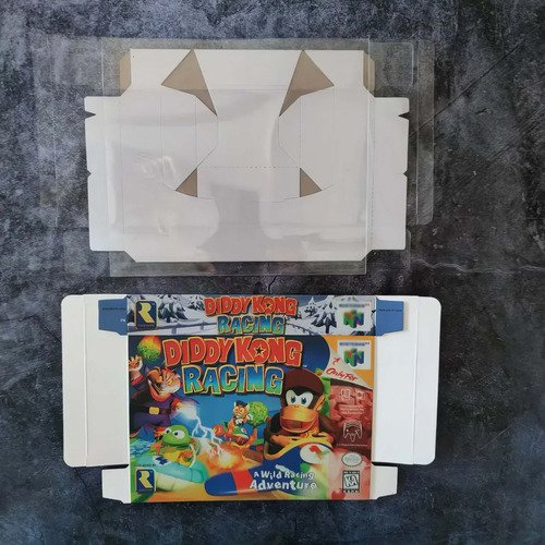 Protector Juegos Retro Caja De Plástico Laminado Diddi Race
