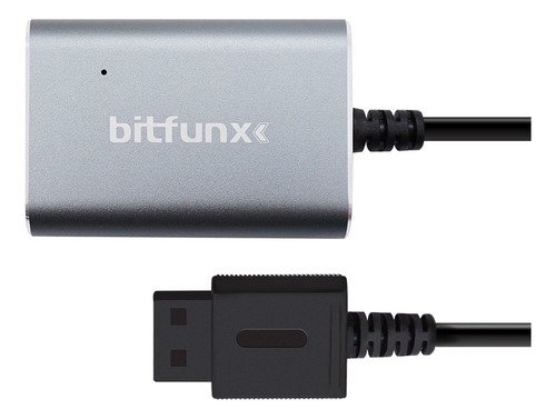 Convertidor Bitfunx para conectar Wii a televisor HDMI con calidad 1080p, ideal para revivir juegos clásicos