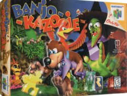 Protector de plástico laminado para conservar cajas de videojuegos retro como Banjo-Kazooie en perfecto estado