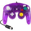 Control original de Nintendo GameCube con función de vibración, diseño ergonómico y cable de 1.70 metros, compatible con Wii, Wii U y Switch