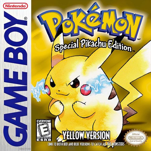 Pokémon Yellow Versión Game Boy Nuevo En Caja Con Acrílico