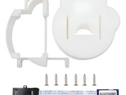Kit de extensión SD con adaptador para GameCube NGC GC Loader en color blanco, ideal para cargar juegos y homebrew