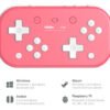 Gamepad Inalámbrico 8bitdo Lite Controller 2 Bluetooth Nintendo Color Rosa