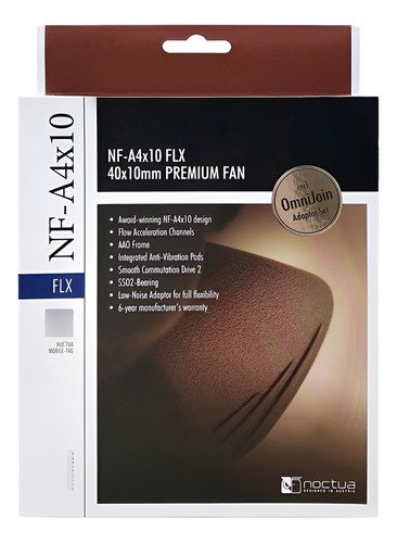Ventilador Noctua NF-A4x10 5V de 40mm para GameCube, ultra silencioso y con conexión USB