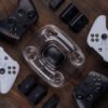 Base de carga doble 8bitdo para controles xbox con sistema magnético, carga simultánea y protección contra sobrecarga