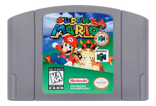 Juego físico Super Mario 64 Standard Edition para consola Nintendo 64, caja original con manual incluido
