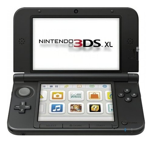 Consola Nintendo 3DS XL incluye cargador, dispositivo portátil para juegos con pantalla grande y diseño plegable