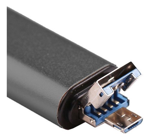 Memoria USB universal con conectores Lightning, MicroUSB y USB tradicional de 1TB capacidad para transferir archivos entre dispositivos iOS, Android y PC
