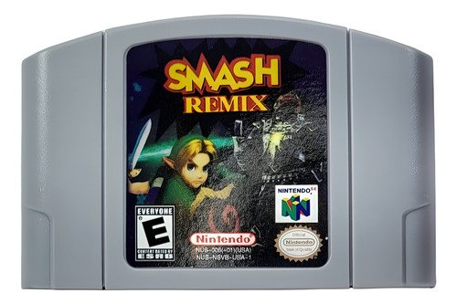 Juego Super Smash Remix para Nintendo 64, edición especial para coleccionistas y conocedores de la primera versión