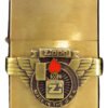 Encendedor Zippo vintage 1999 en latón cepillado, modelo raro 581, ideal para coleccionistas y uso diario