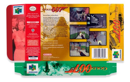 Protector Juegos Retro Caja De Plástico Laminado Golde007