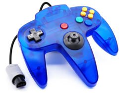 Control original para Nintendo 64 disponible en múltiples colores vibrantes, compatible con todas las consolas N64