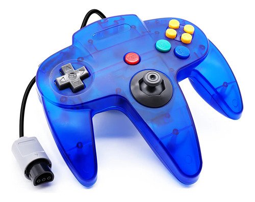 Control original para Nintendo 64 disponible en múltiples colores vibrantes, compatible con todas las consolas N64