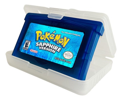 Pokémon Sapphire Gba Juego Físico En Caja Con Protección