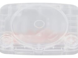 Carcasa de plástico translúcido cristal para PlayStation 1, ideal para renovar y personalizar tu consola clásica