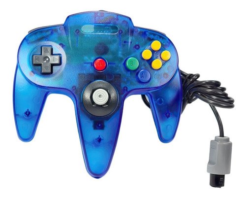 Control original para Nintendo 64 disponible en múltiples colores vibrantes, compatible con todas las consolas N64