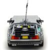 Modelo a escala 1:24 del Delorean de Volver al Futuro, coche deportivo clásico para coleccionistas