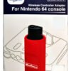Adaptador Blueretro para conectar mandos bluetooth a consola Nintendo 64, compatible con múltiples controladores