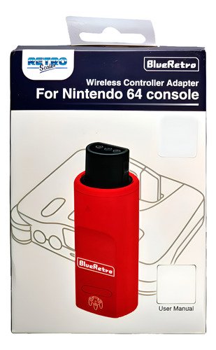Adaptador Blueretro para conectar mandos bluetooth a consola Nintendo 64, compatible con múltiples controladores